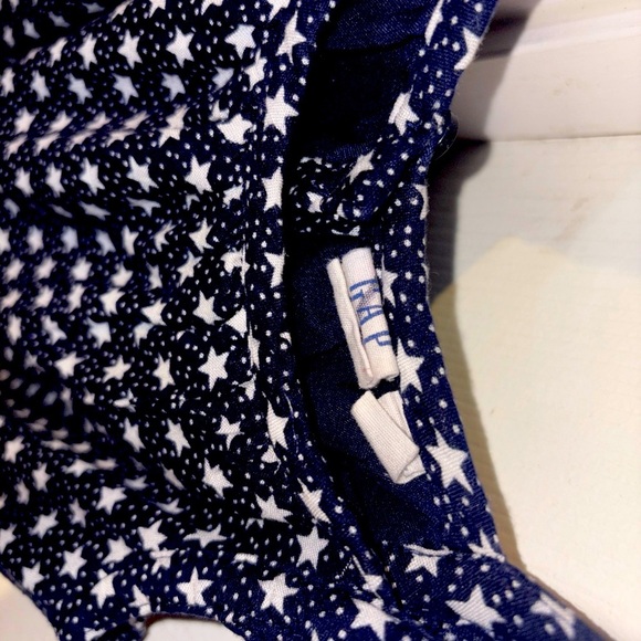 Gap Girls Size 5 Blue And White Romper - Picture 6 of 8